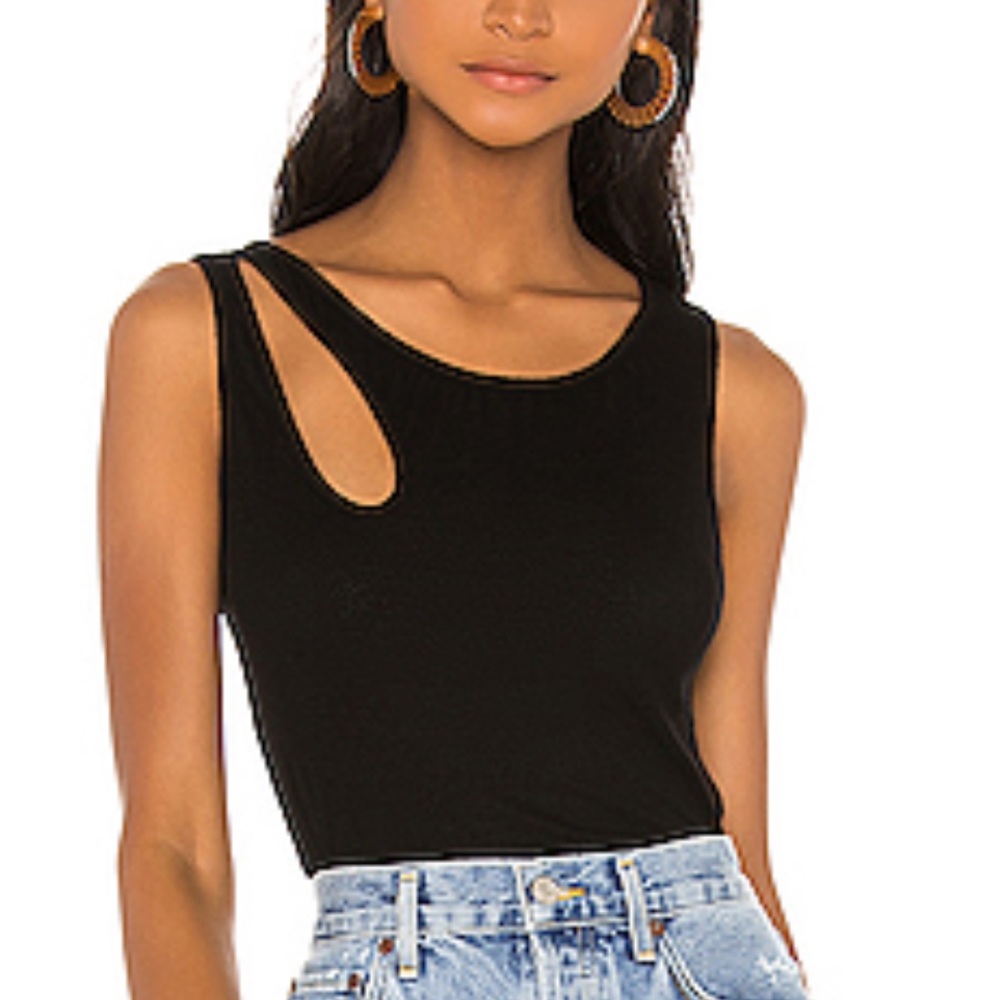 Black Michael Lauren top from Revolve
